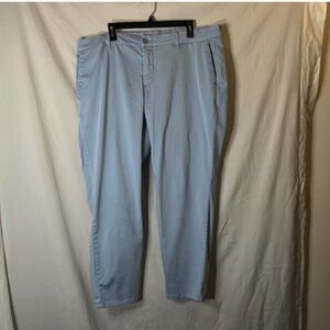 Kut from the Kloth Light Blue Crop Trouser Pant Women Plus Size 20W SP274GA1